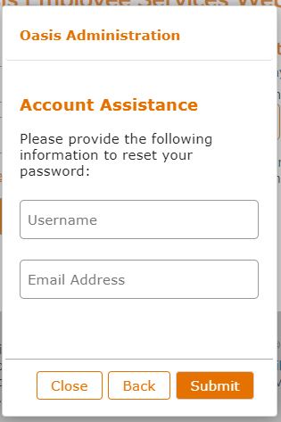 Oasis Pay Stub Login Forgot Password