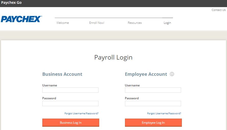 Paychex Pay Stub Login Page