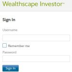 wealthscape investor login